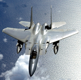 Boeing Taps BAE to Support F-15 Electronic Warfare Tech Upgrade Program - top government contractors - best government contracting event