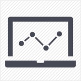 analytics data graph icon