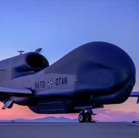 Northrop Unveils NATO Ground Surveillance Aircraft; Jim Edge, Janis Pamiljans Comment - top government contractors - best government contracting event