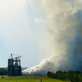 NASA Wraps Up Developmental Tests on Aerojet Rocketdyne SLS Engine; Steve Wofford Comments - top government contractors - best government contracting event