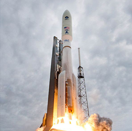 Lockheed-Built MUOS-4 Satellite Launches, Transmits Initial Signals to Navy; Iris Bombelyn Comments - top government contractors - best government contracting event