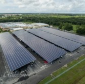 Lockheed parking lot solar array