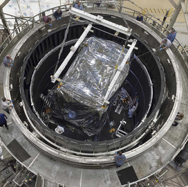 Northrop Delivers Optical Telescope Element to NASA for Webb Observatory Integration - top government contractors - best government contracting event
