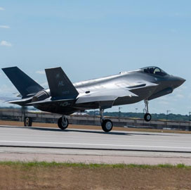 Breaking Defense: Air Force's F-35 Flight Operations to Resume by Year's End - top government contractors - best government contracting event