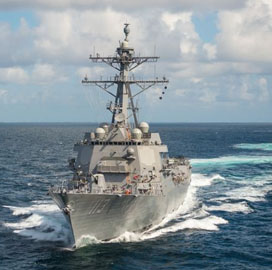 Navy, Huntington Ingalls Finish Sea Trials of 'Finn' Guided Missile Destroyer - top government contractors - best government contracting event