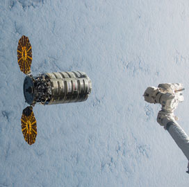 SpaceX's Dragon Spacecraft With Crew Docking Port Arrives at International Space Station - top government contractors - best government contracting event