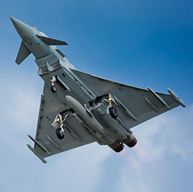 BAE, UK Air Force Test Weapons & Software Updates on Eurofighter Typhoon Aircraft - top government contractors - best government contracting event