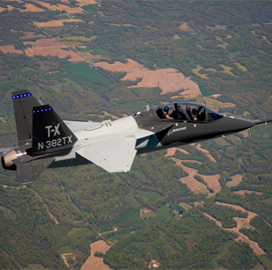 Boeing, Saab Test-Fly 2nd Joint T-X Model Aircraft - top government contractors - best government contracting event