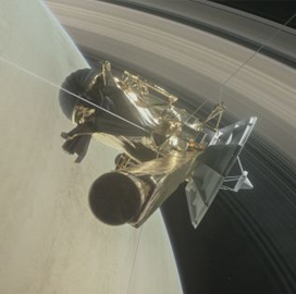 NASA's Cassini Spacecraft With Northrop's Navigation Tool Travels Through Gap Between Saturn, Rings - top government contractors - best government contracting event