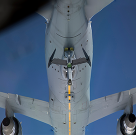 Boeing, Air Force Conduct Airborne Refueling Exercise Between 2 KC-46A Tankers - top government contractors - best government contracting event