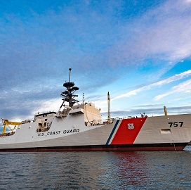 Huntington Ingalls Launches USCG's 8th Natl Security Cutter - top government contractors - best government contracting event