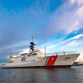 Huntington Ingalls Holds Christening of Coast Guard National Security Cutter Midgett - top government contractors - best government contracting event