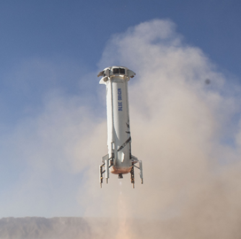 Blue Origin's New Shepard Launches 5 NASA-Backed Tech Payloads for Suborbital Flight Tests - top government contractors - best government contracting event