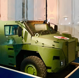 Thales Unveils New Bushmaster Armored Vehicle - top government contractors - best government contracting event