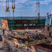 Huntington Ingalls Shipbuilder Nears Completion of Future JFK Aircraft Carrier - top government contractors - best government contracting event