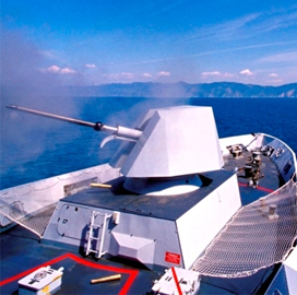 Leonardo Tests Naval Gun System Security - top government contractors - best government contracting event