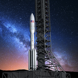 Orbital ATK Unveils “˜OmegA' Rocket for Air Force EELV Program at Space Symposium - top government contractors - best government contracting event