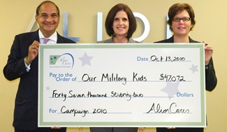 Alion Employees Raise Nearly $50K for “˜Our Military Kids' Charity - top government contractors - best government contracting event