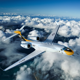 Gulfstream Provides Specialized G550 Aircraft for Navy Telemetry Missions - top government contractors - best government contracting event