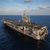 HII Shipbuilding Division Installs Updated Radar Tower on USS George Washington Carrier - top government contractors - best government contracting event