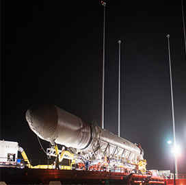 Northrop Preps Antares Rocket for ISS Resupply Mission - top government contractors - best government contracting event