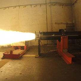 Raytheon Puts DeepStrike Missile Rocket Motor Through Static Test - top government contractors - best government contracting event