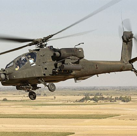 Boeing Secures $64M Army Apache Helicopter Logistics Support Contract - top government contractors - best government contracting event
