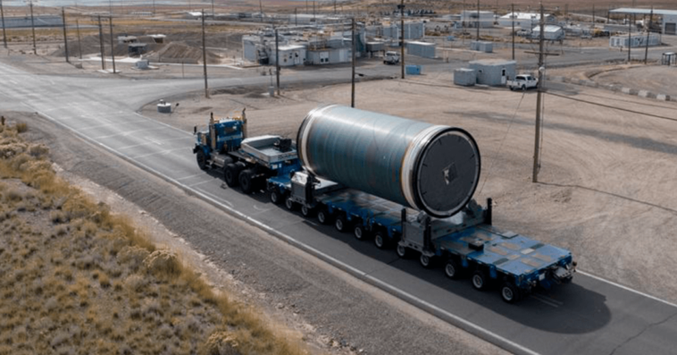 Northrop Completes 1st BOLE Motor Segment for SLS Solid Rocket Booster