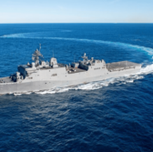 HII Wraps Up Builder’s Sea Trials for Future Navy Amphibious Transport Dock