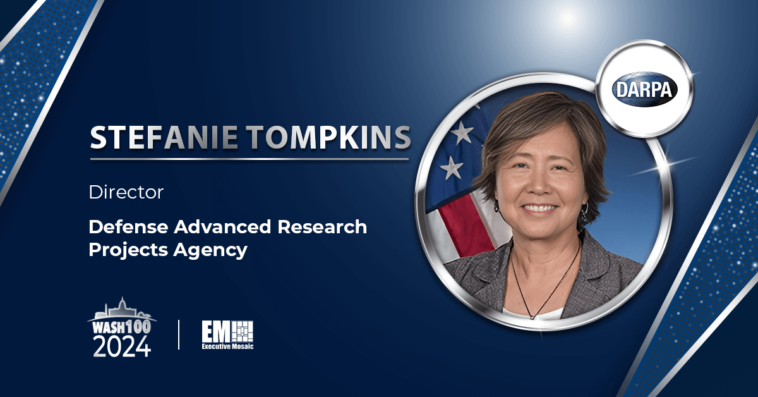 DARPA Director Stefanie Tompkins Wins 3rd Wash100 Award for Collaborative Efforts That Help Advance Quantum & Trustworthy AI