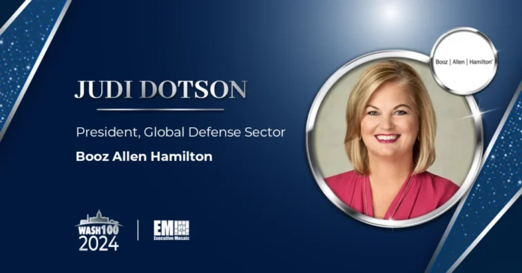 Booz Allen’s Judi Dotson Wins 2024 Wash100 Award for Digital Transformation, Innovation Leadership