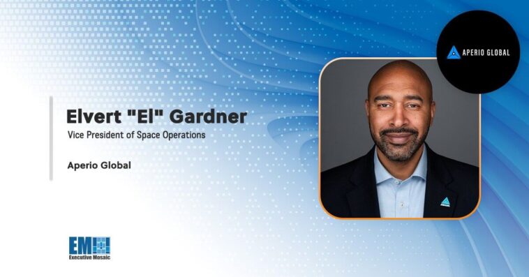 Air Force & Space Force Veteran Elvert Gardner Joins Aperio Global - top government contractors - best government contracting event