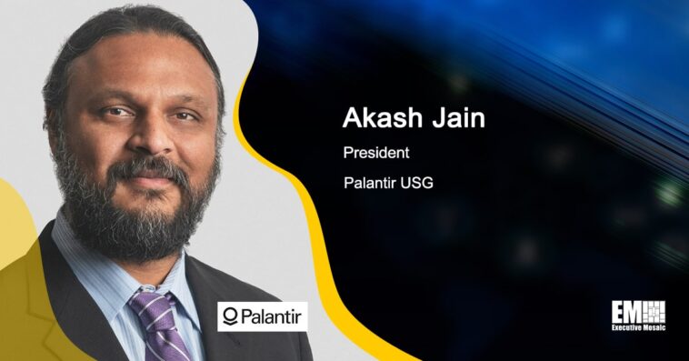 Palantir Receives Prototype OTA From DOD Chief Digital & AI Office; Akash Jain Quoted - top government contractors - best government contracting event