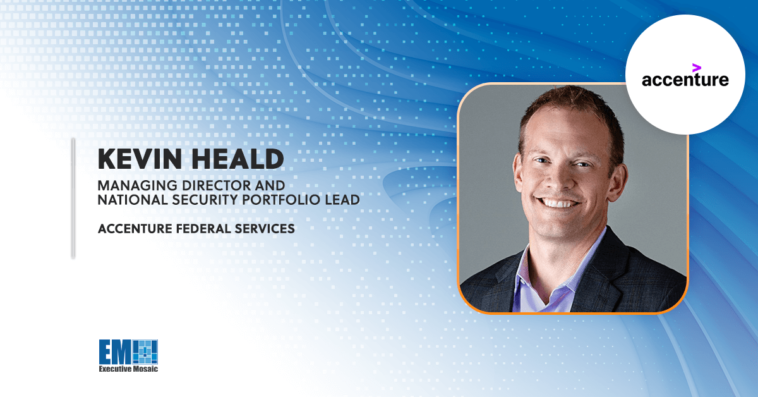 Navigating Gen AI & Cloud: An Executive Spotlight with Accenture’s Kevin Heald - top government contractors - best government contracting event