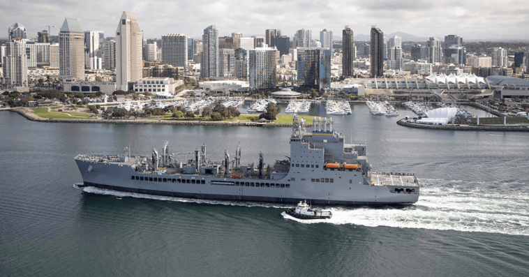 General Dynamics NASSCO Launches New Navy Oiler Ship - top government contractors - best government contracting event